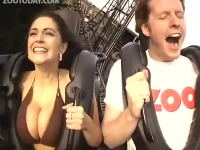 cam dennings add photo tit pops out on ride