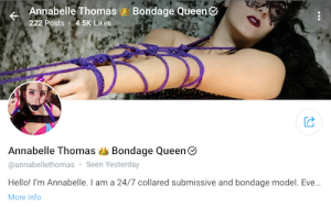 daphney augustin recommends Annabelle Thomas Onlyfans