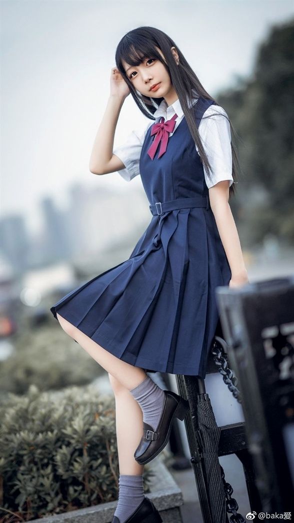 donald rowland add japanese uniform cosplay photo