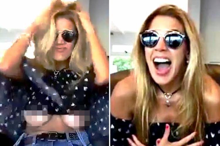 chris imbus share facebook live nip slip photos