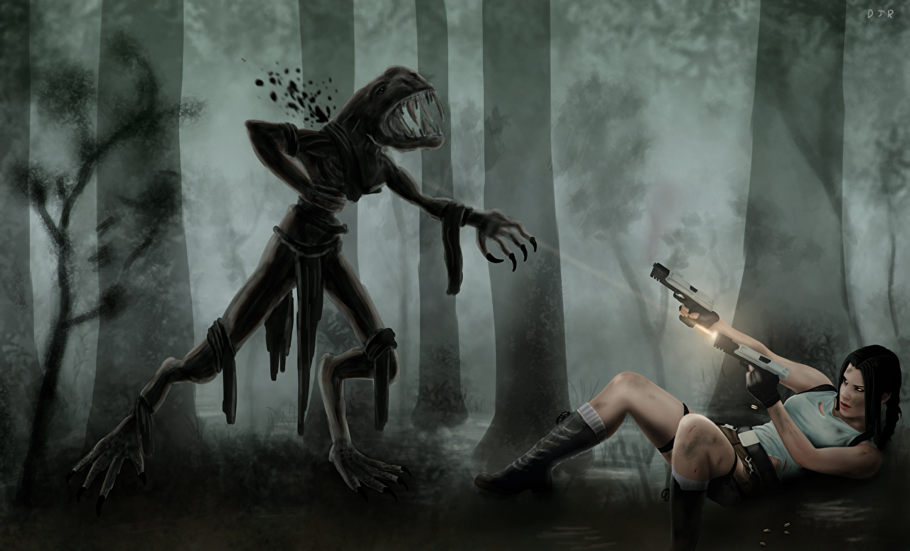 celia teixeira add lara croft and monsters photo