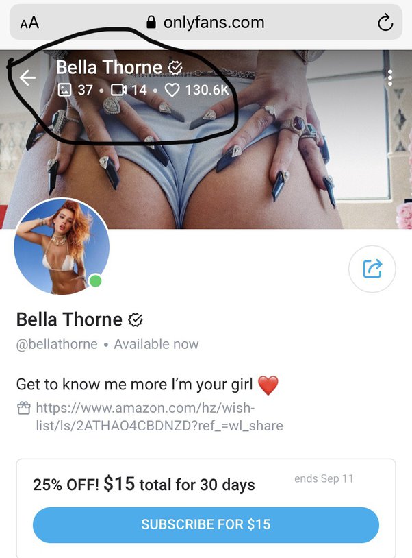 cory upton recommends Bella Thorne Onlyfans Free