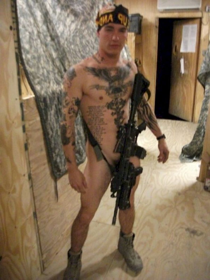 Naked Gay Military rim vids