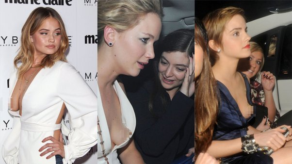 Best of Famous nipple slips