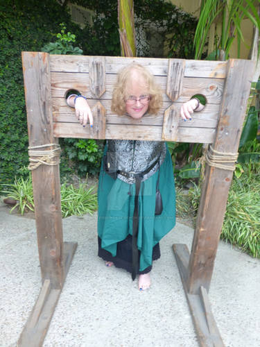 chris myron add photo spanked in pillory