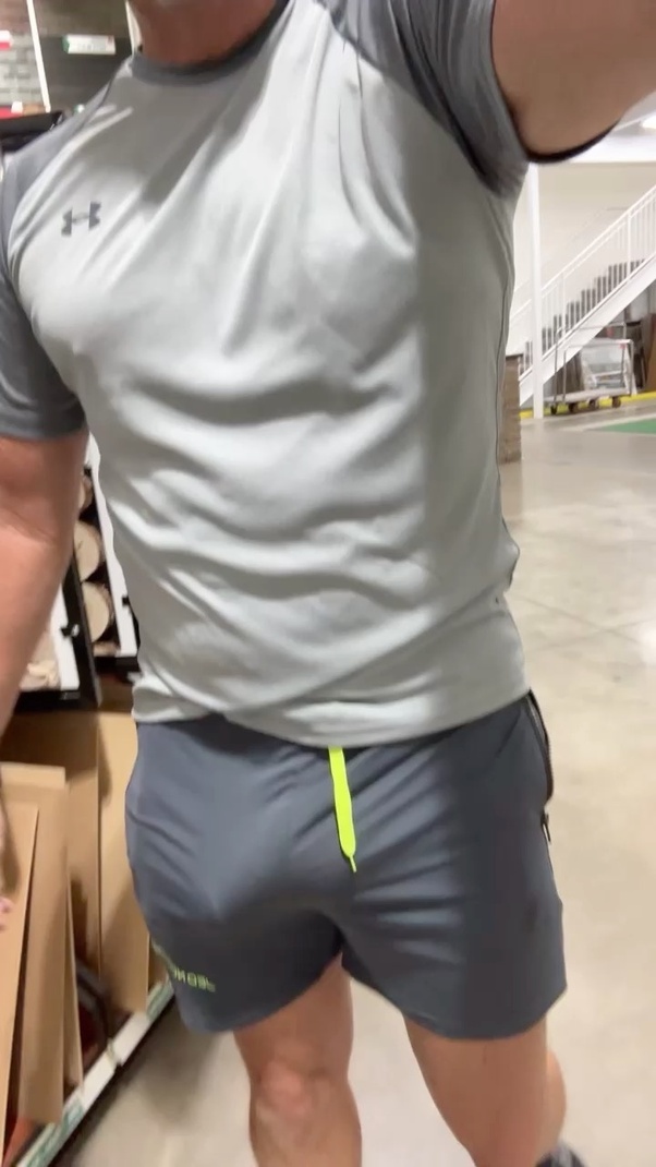 Best of Huge bulge in public