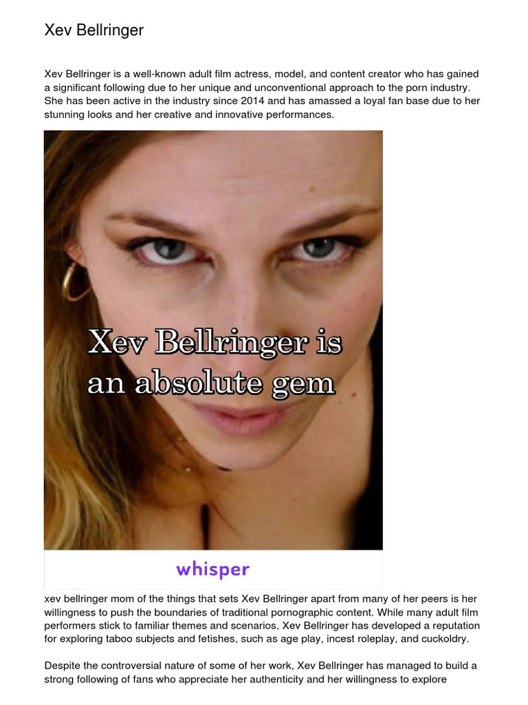 catherine swindells recommends Xerv Bellringer