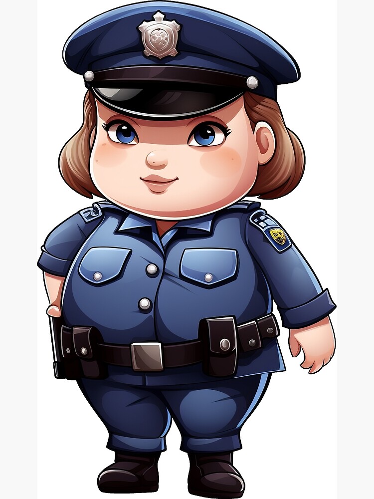 Fat Policewoman fine jenter