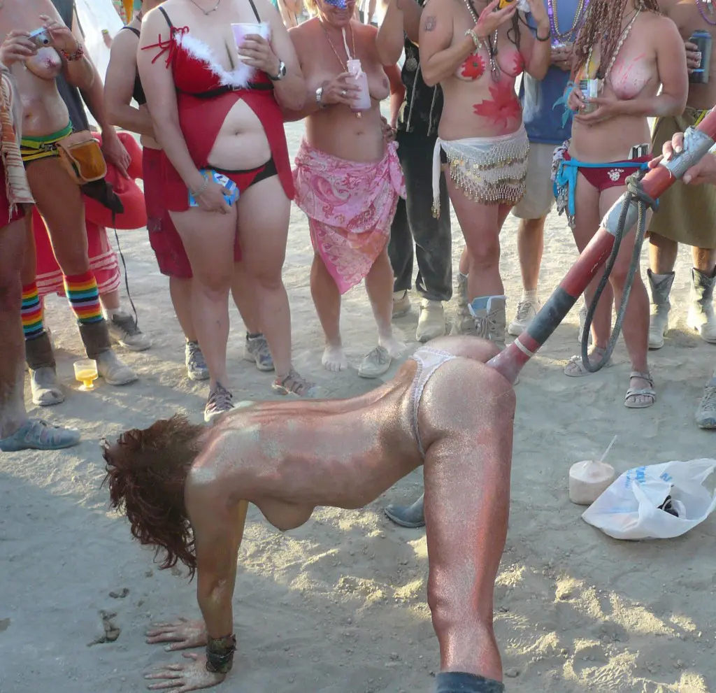 naked guys at burning man