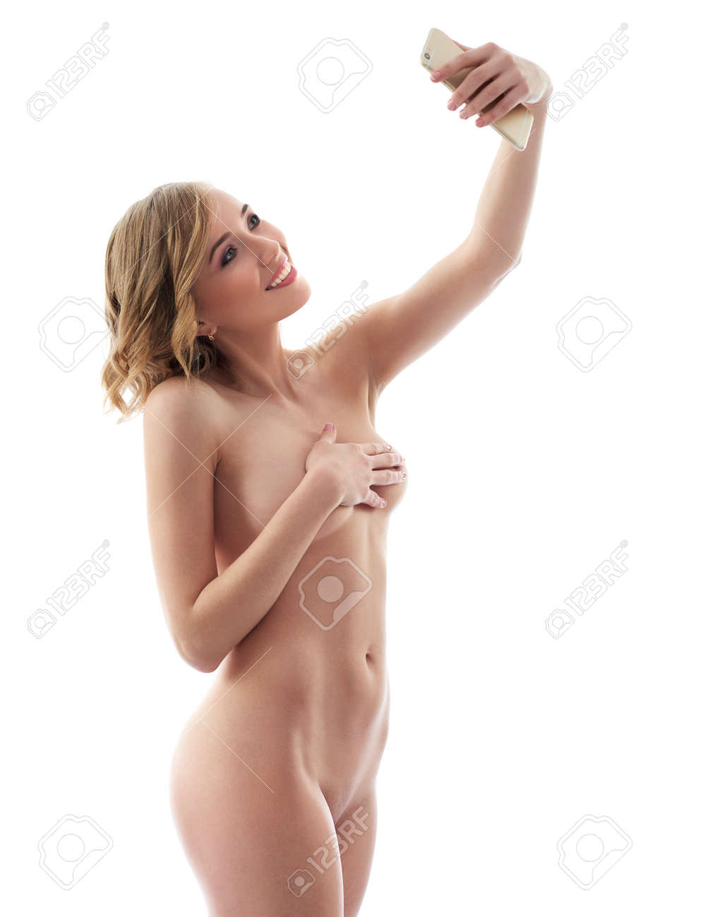 naked woman selfie