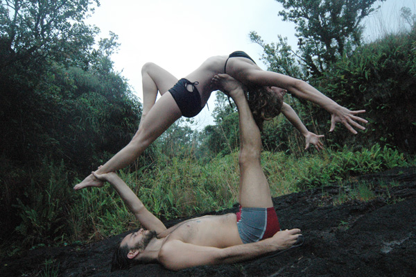 Best of Nude couple yoga