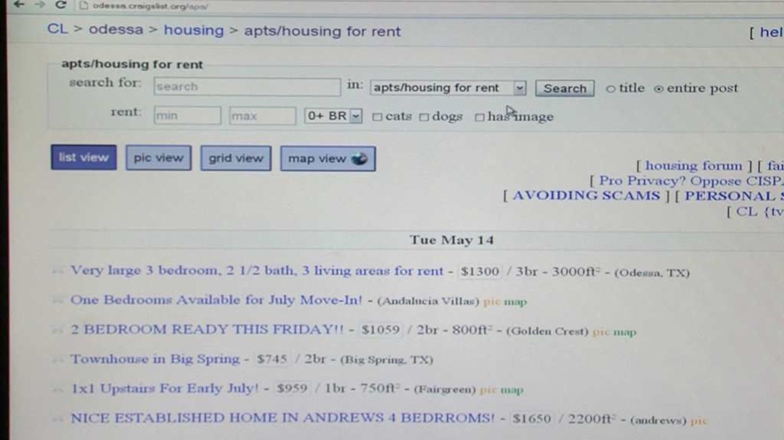 alvaro chediak recommends odessa texas craigslist pic