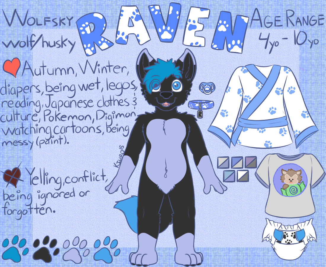 coleman abbott recommends Raven Diapered