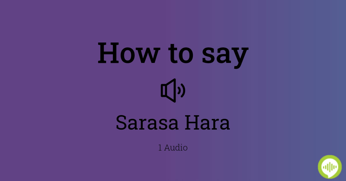 angeline papa recommends sarasa hara pic